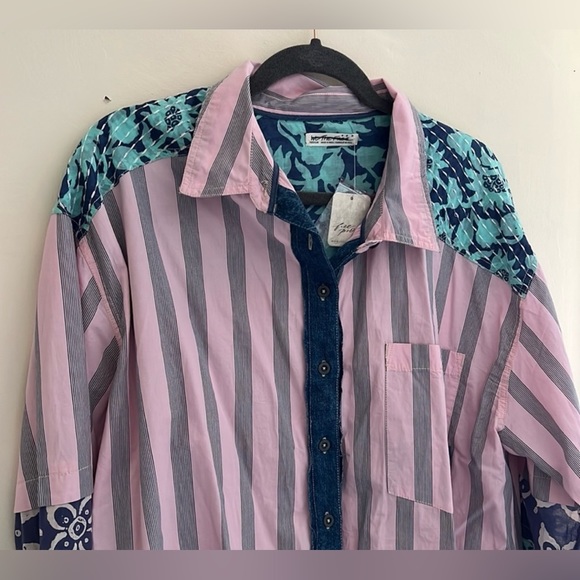 Free People We The Free Button Down - M - Picture 3 of 8
